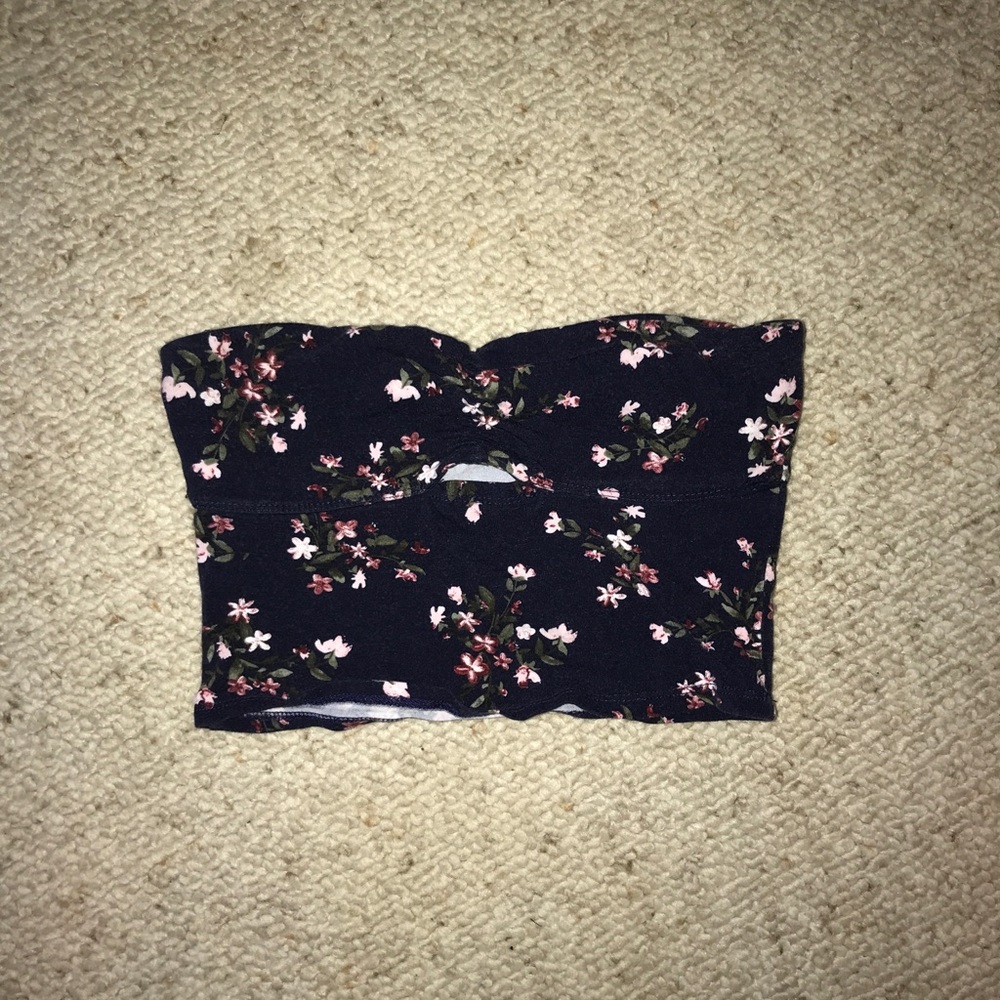 Floral tube top